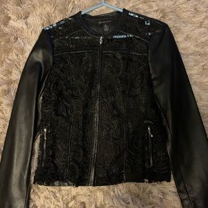 INC Black Lace jacket